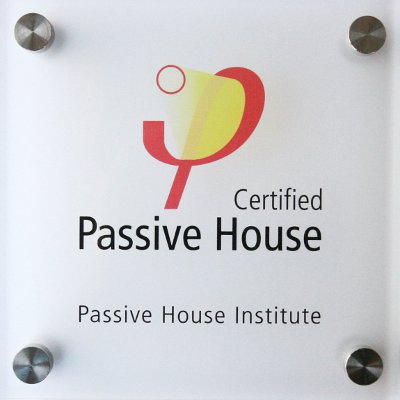 Passive House Plaque